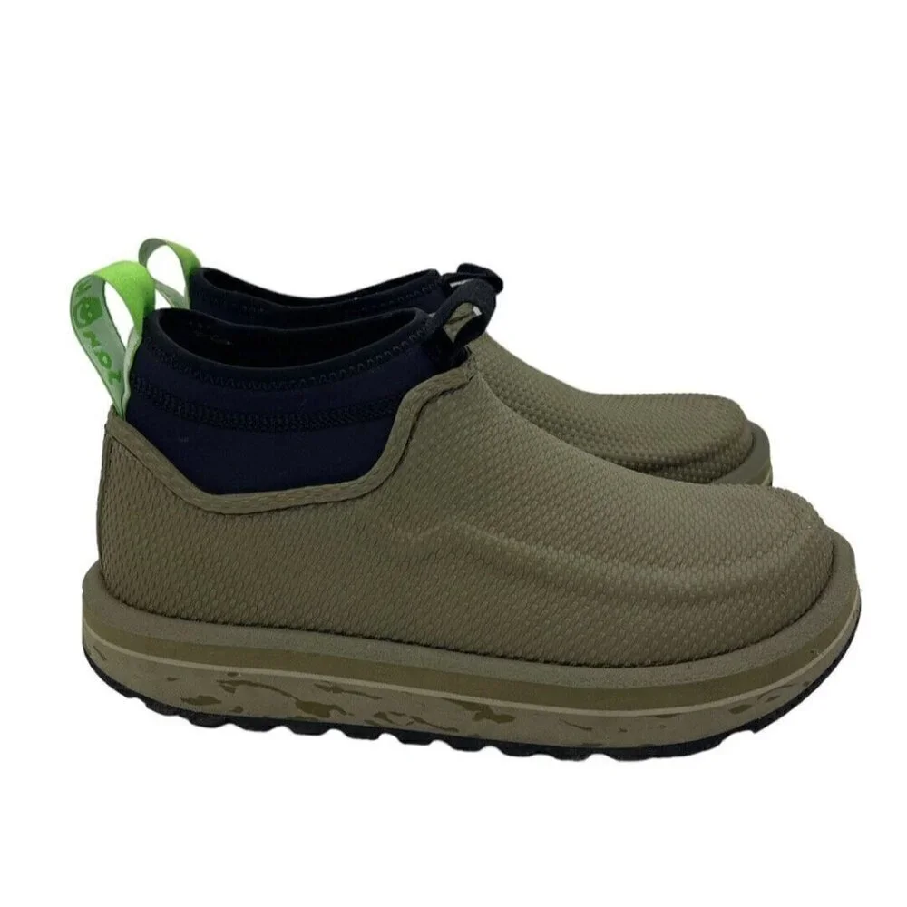 Sanuk Chiba Journey LX Yulex Pure Logo Camo Green Slip On Stretch Ankle Boots 6
